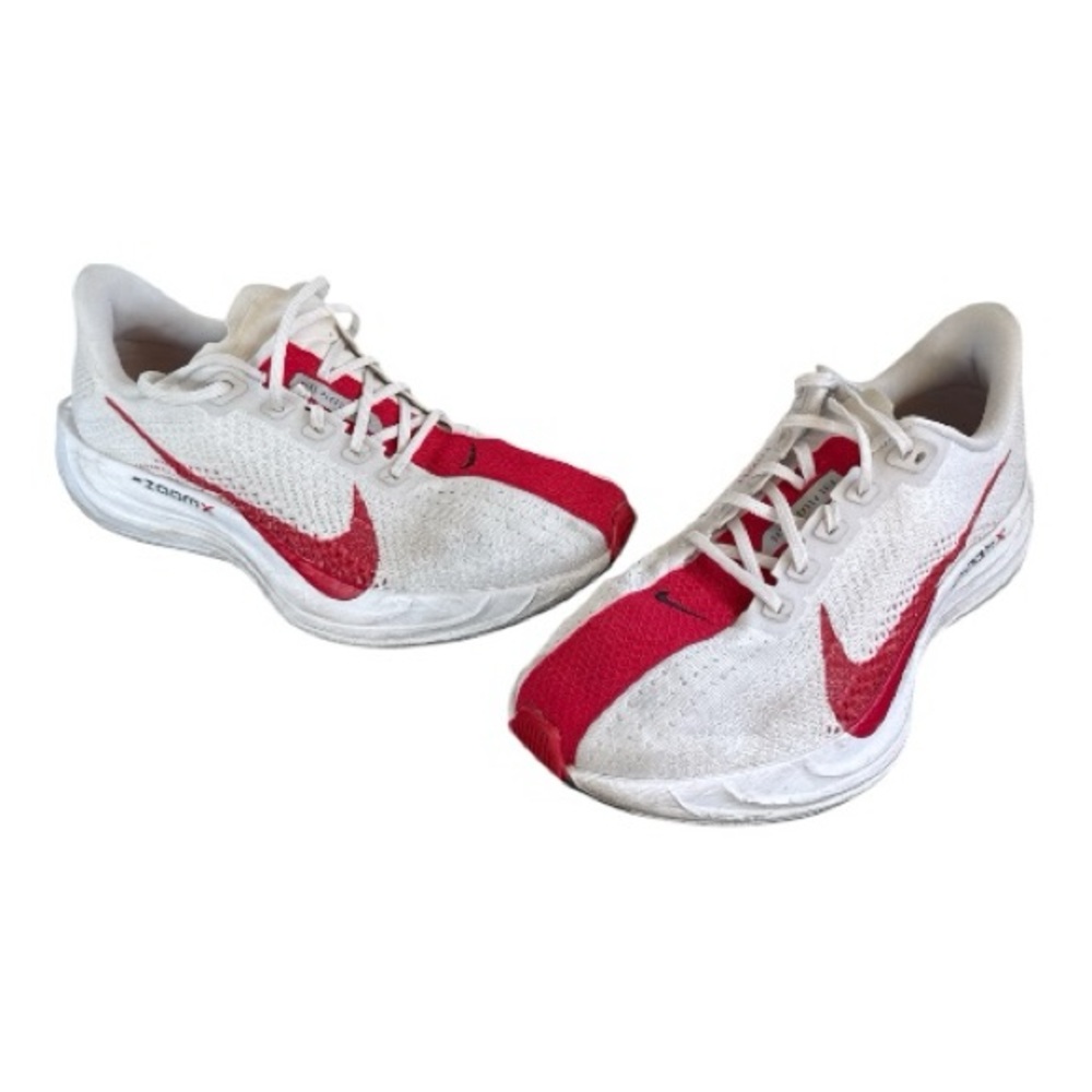 Nike Pegasus Plus Road Running Shoes Men's 10 White Red